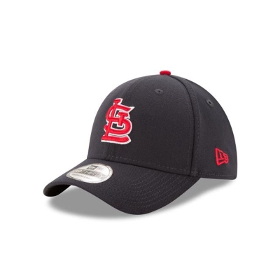 Black St. Louis Cardinals Hat - New Era MLB Team Classic 39THIRTY Stretch Fit Caps USA1759042